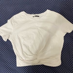 White Crop Top